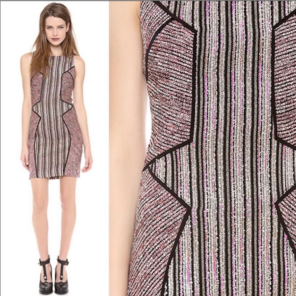 Pink tweed Rebecca minkoff dress